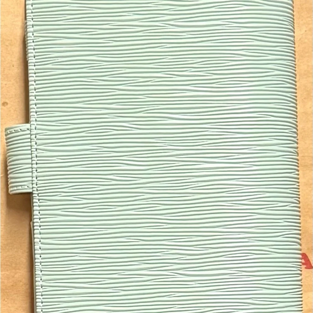 Textured Mint Green Cash Envelope A6 binder